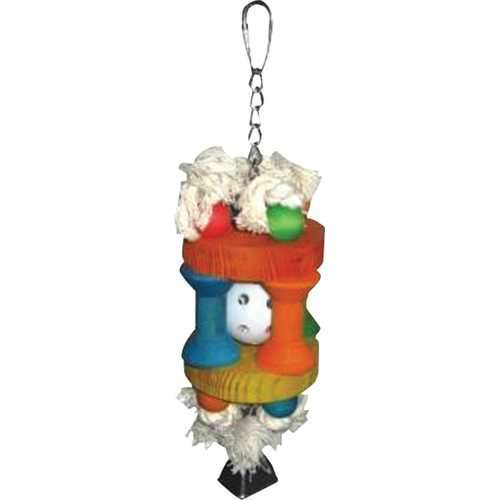 Happy Beaks Wiffle Ball In Solitude Bird Toy