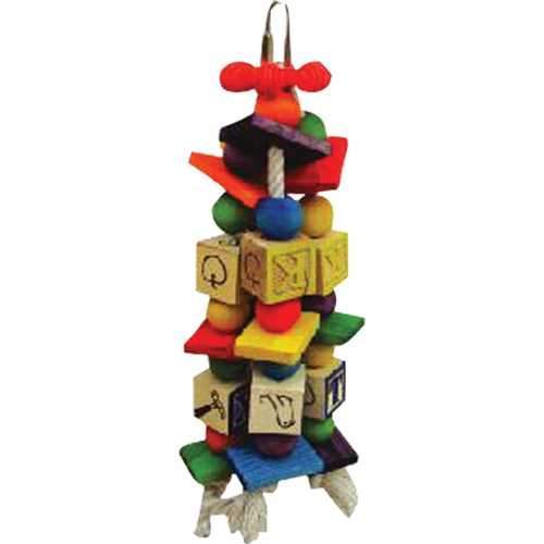 Happy Beaks The Abc Blocks Bird Toy