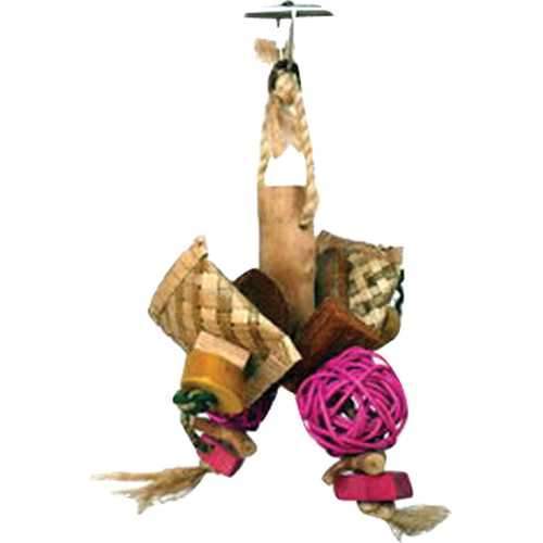 Java Wood Chunky Monster Bird Toy