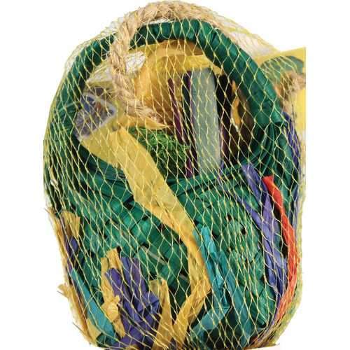 Java Wood Frilly Basket Bird Toy