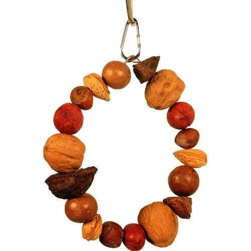 Happy Beaks Mixed Nut Ring Toy