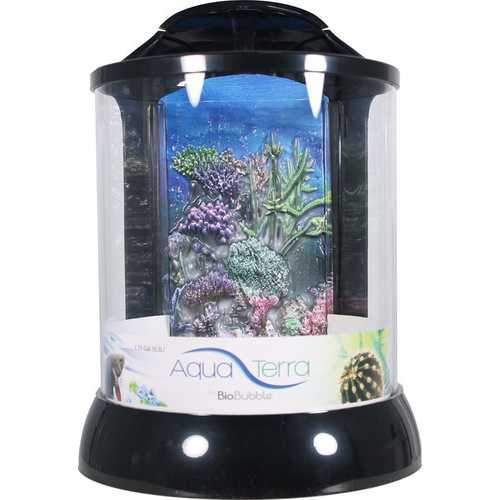 Aqua Terra With 3d Coral Background Aquarium