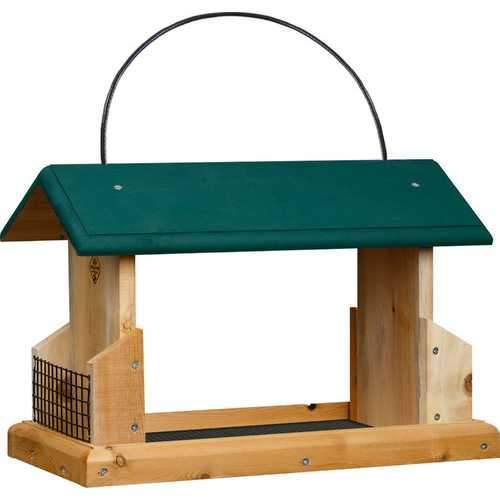 Open Air Feeder Deluxe Cedar With Suet Holders