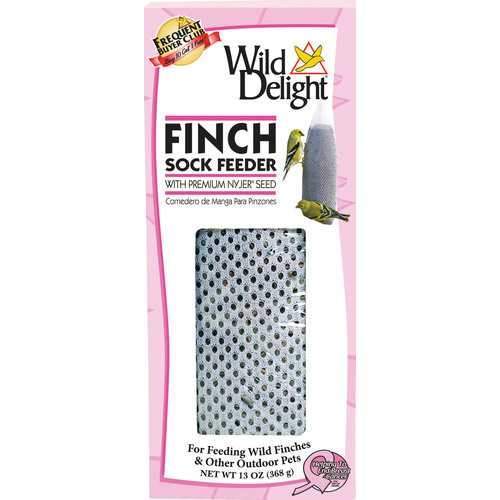 Wild Delight Pink Ribbon Finch Sock Feeder
