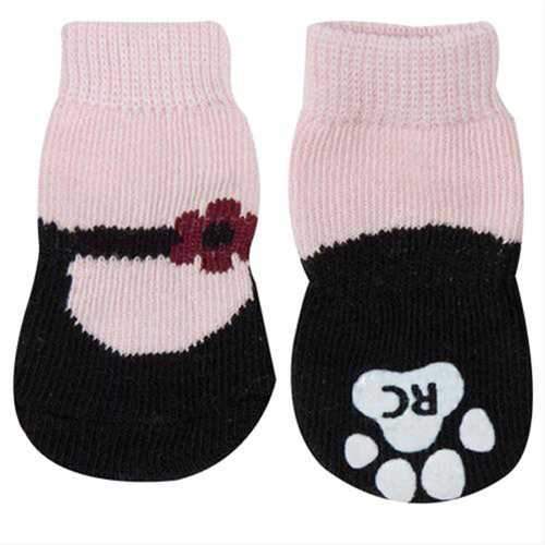Pink Mary Janes PAWKS Dog Socks