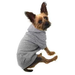 Basic Dog Hoodie - Heather Gray