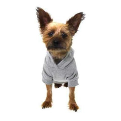 Basic Dog Hoodie - Heather Gray