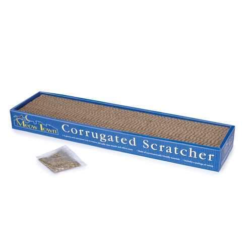 Meow Town Corrugated Scratcher