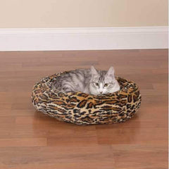 Slumber Pet Cozy Kitty Bed - Cheetah