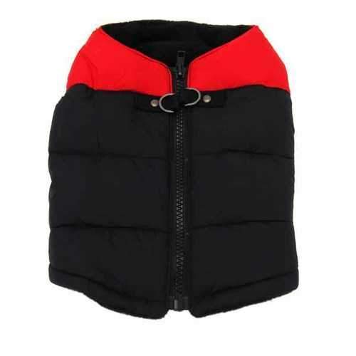 Padded Dog Vest by Gooby - Red/Black