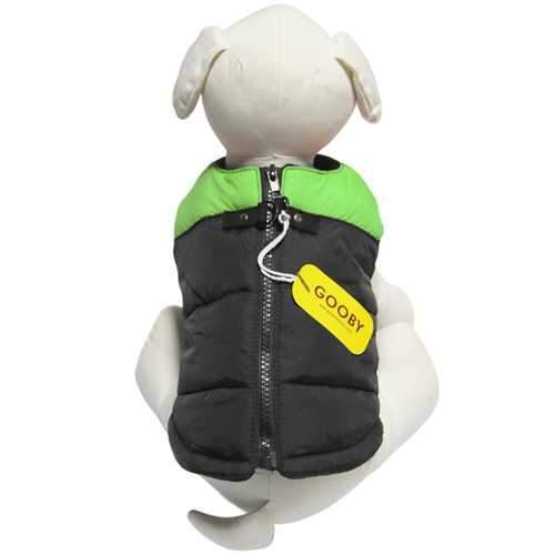 Padded Dog Harness Vest by Gooby - Green/Black