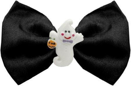 Ghost Chipper Black Pet Bow Tie