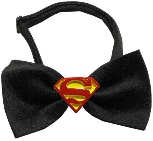 Traditional Super Chipper Black Bow Tie
