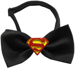 Traditional Super Chipper Black Bow Tie