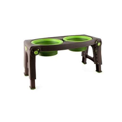 Adjustable Pet Feeder by Popware - Green