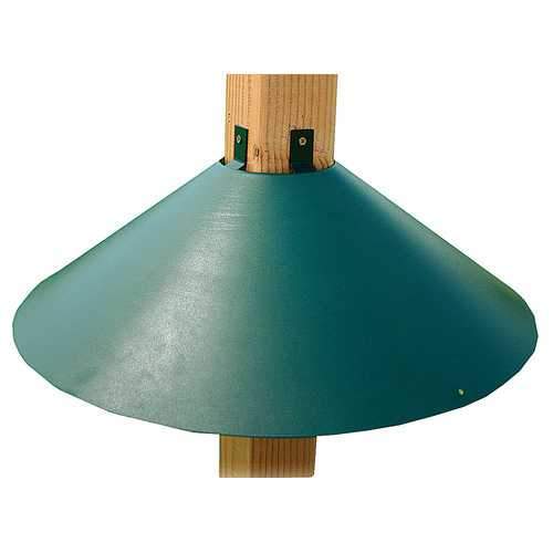 Wrap Around Post Mount Squirrel Baffle