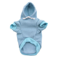 Plain Dog Hoodie - Baby Blue