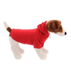 Plain Dog Hoodie - Red