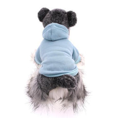 Plain Dog Hoodie - Baby Blue