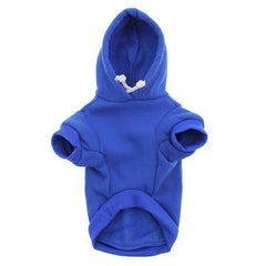 Plain Dog Hoodie - Blue