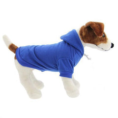 Plain Dog Hoodie - Blue