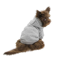 Plain Dog Hoodie - Gray
