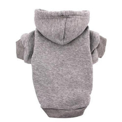 Plain Dog Hoodie - Gray