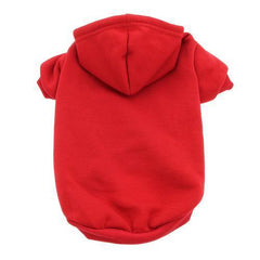 Plain Dog Hoodie - Red