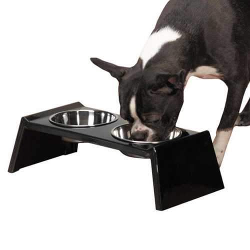Zack and Zoey Retro Raised Melamine Dog Diner