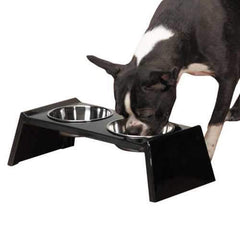 Zack and Zoey Retro Raised Melamine Dog Diner