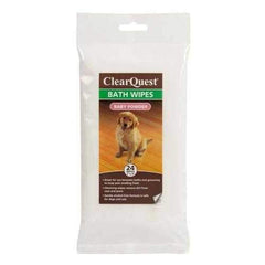 ClearQuest Pet Bath Wipes - Baby Powder