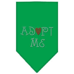Adopt Me Rhinestones Dog Bandana - Green