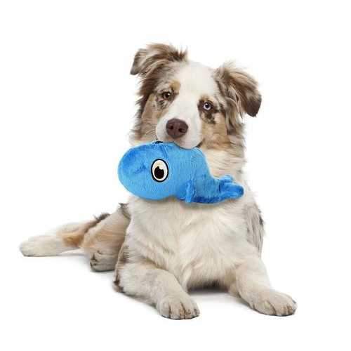Hear Doggy Plush Dog Toy - Whale