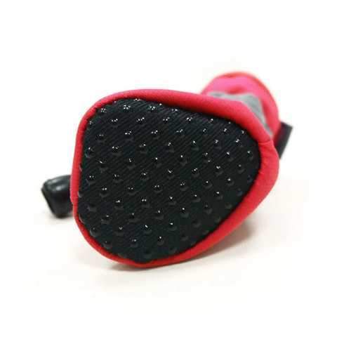 Slip-On Paws Dog Booties by Dogo - Solid Red