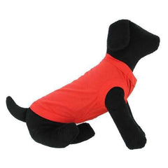 Barking Basics Dog Tank Shirt - Red