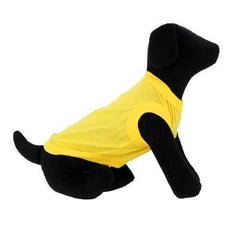 Barking Basics Dog Tank Shirt - Yellow