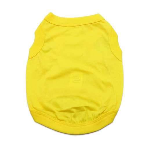 Barking Basics Dog Tank Shirt - Yellow