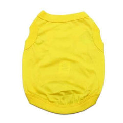 Barking Basics Dog Tank Shirt - Yellow