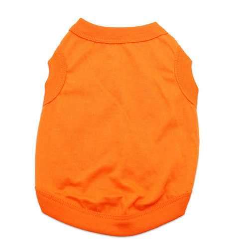 Barking Basics Dog Tank Shirt - Orange