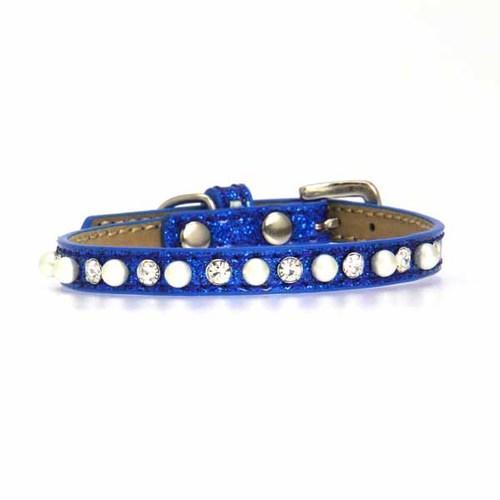 Pearl and Jewel Puppy Ice Cream Collar - Blue