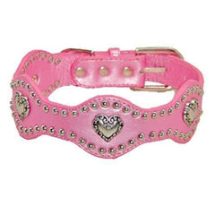 Heart Wave Dog Collar - Pink