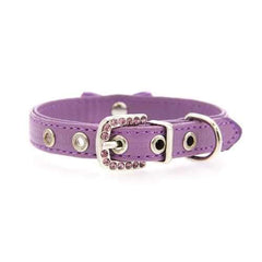 Bow-dacious Crystal Dog Collar - Lavender