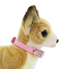 Bow-dacious Crystal Dog Collar - Light Pink
