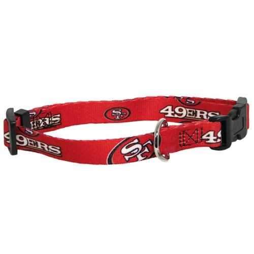 San Francisco 49ers Football Printed Dog Collar - Red