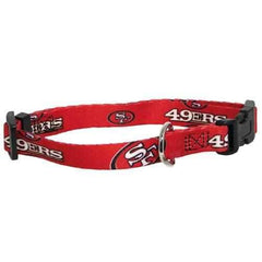 San Francisco 49ers Football Printed Dog Collar - Red