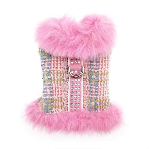 Aubrey Fur Coat Dog Harness - Pink