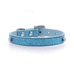 Parisian Pet Paillette Dog Collar - Blue