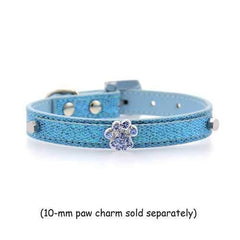 Parisian Pet Paillette Dog Collar - Blue