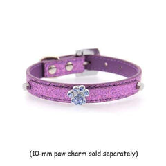 Parisian Pet Paillette Dog Collar - Purple