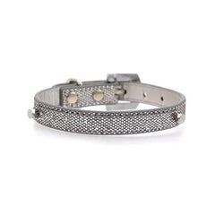 Parisian Pet Paillette Dog Collar - Silver